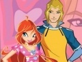 Cluiche Winx Love: Round Puzzle - Happy Valentine`s Day