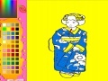 Cluiche Little Girl Nice Dress Coloring