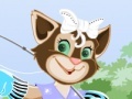 Cluiche Cat Fishing Dress Up