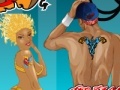 Cluiche Cosplay Girl Tattoo Artist 