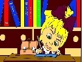 Cluiche Coloring Masha at school