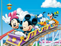 Cluiche Mickey in Rollercoaster - Set the blocks