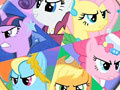 Cluiche Pony Round Puzzle