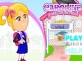 Cluiche Caroline Goes To School