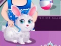 Cluiche Baby Hazel pet party