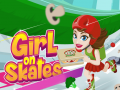 Cluiche Girl on Skates Pizza Mania