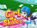 Cluiche Girl on Skates Paper Blaze