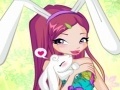 Cluiche Winx Bunny Style: Round Puzzle
