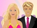 Cluiche Barbie and Ken Kissing