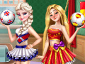 Cluiche Eliza And Chloe Football Rivals 