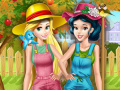 Cluiche Princesses Working In the Garden 