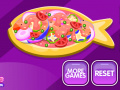 Cluiche Kitty Cooks Fish 