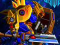 Cluiche Robot Lion Hero 