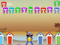 Cluiche Jelly Invaders BeachLine