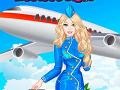 Cluiche Barbie Air Hostess Style