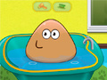 Cluiche Pou Baby Bathing