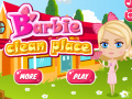 Cluiche Barbie Clean Place