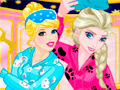 Cluiche Princesses Pajama Party Funny Faces