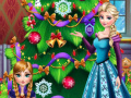Cluiche Frozen Christmas Tree Design