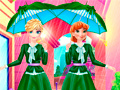 Cluiche Elsa And Anna Paris Shopping
