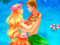 Cluiche Hawaii Beach Kissing