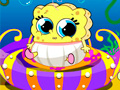 Cluiche Spongebob Baby Caring