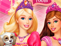 Cluiche Barbie Princess Room