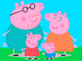 Cluiche Peppa Pig Jigsaw