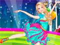 Cluiche Barbie Ice Dancer Princess Dress Up