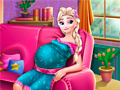 Cluiche Pregnant Elsa Baby Birth