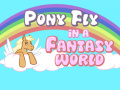 Cluiche Pony fly in a fantasy world