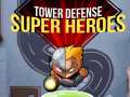 Cluiche Tower defense : Super heroes   