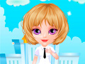 Cluiche Baby Halen Go To School