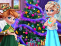 Cluiche Sisters Christmas Room Prep
