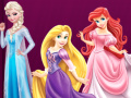 Cluiche Disney Princess Makeover Salon