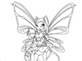 Cluiche Winx Coloring For Kids