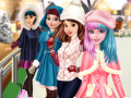 Cluiche Princesses Go Ice Skating