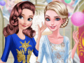 Cluiche Anna And Elsa Arendelle Ball