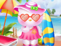 Cluiche Hello Kitty Beach Fun