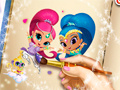 Cluiche Shimmer and Shine Coloring Book