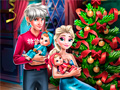 Cluiche Elsa Family Christmas