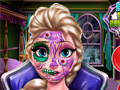 Cluiche Elsa Scary Halloween Makeup