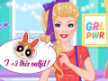 Cluiche Barbie`s Look Powerpuff