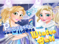 Cluiche Princesess snowflakes Winter ball