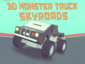 Cluiche 3D Monster Truck Skyroads