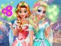 Cluiche Anna & Elsa Makeover