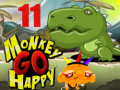 Cluiche Monkey Go Happy Stage 11