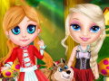 Cluiche Little Elsa In Red Hood