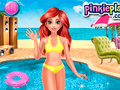 Cluiche Mermaid Princess Pool Time