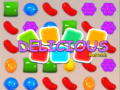 Cluiche Delicious Match 3